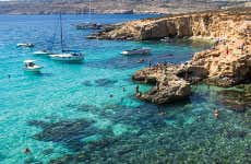 Cruzeiro à ilha de Comino e Lagoa Azul